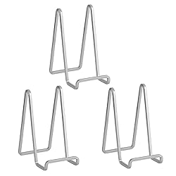 Plate Holder Easel Display Stand - 6 inch Metal