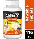 Airborne Blast of Vitamin C Citrus -- 116 Chewable Tablets