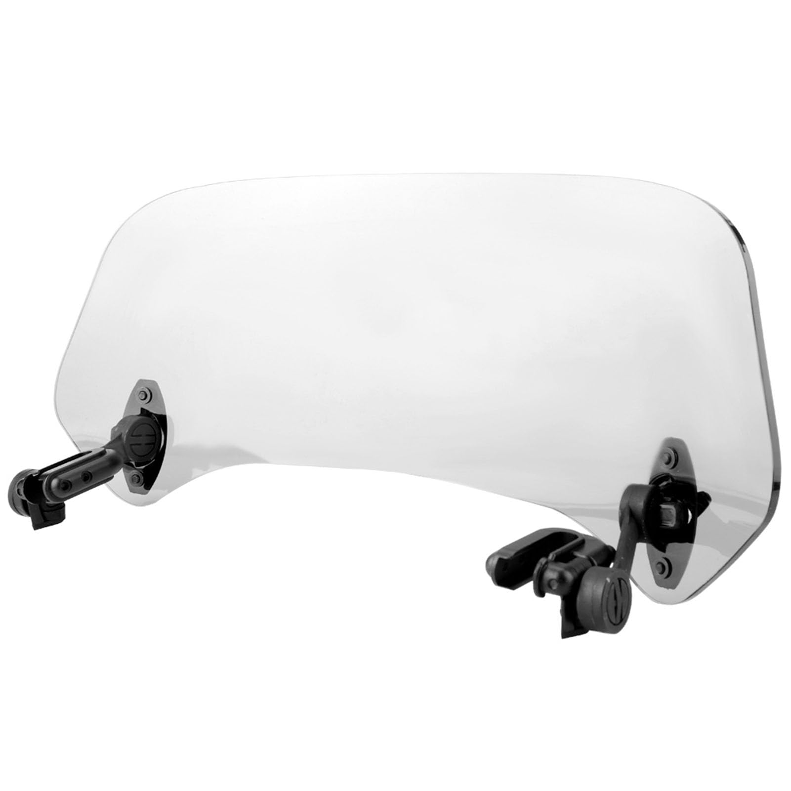Universal Motorcycle Windshield, Motorbikes Deflector Wind Deflector Windscreen Adjustable Windscreen Windshield Spoiler Air Deflector (Transparent)