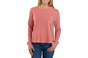 Carhartt Women's Tencel Fiber Series Loose Fit Long-Sleeve Pocket T-Shirt