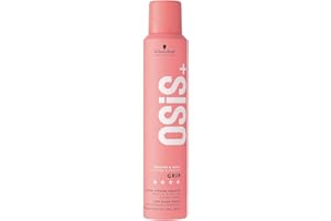 Schwarzkopf OSiS+ GRIP Extra Strong Volume Mousse | Extra Stong Hold | Maximum Volume & Bounce | Anti-Frizz & Shine | Heat Pr