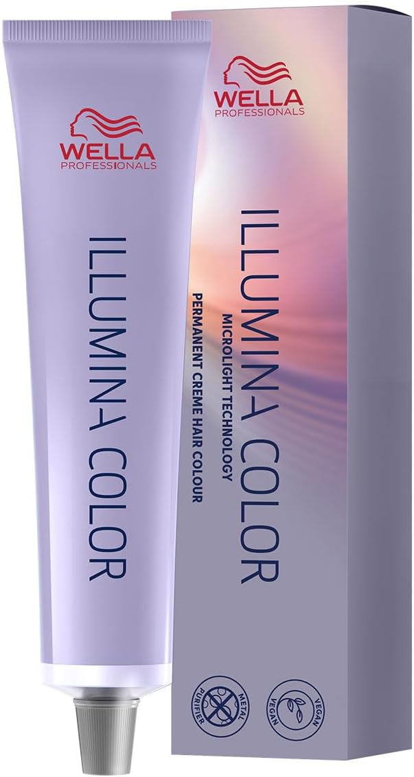 Wella Illumina Color Permanent Hair Color 10/69 Lightest Violet Ash Blonde
