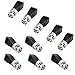 OdiySurveil 10 Pieces BNC Male Balun Extension Connectors and Camera Terminal Male Adpater for Coax CAT5 to CCTV Surveillance Video Camera Coaxial/Cat5/Cat6