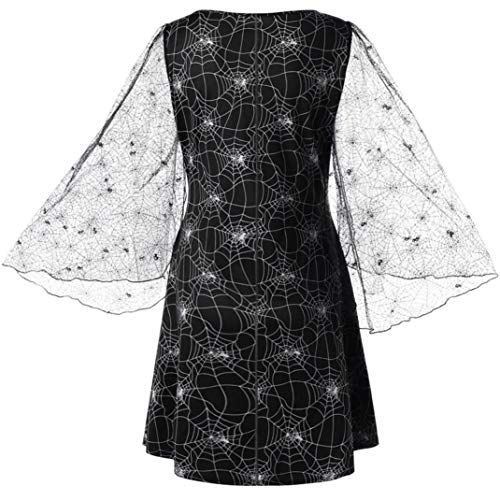 image for DEATU Ladies Halloween Dresses Promotion! Womens Girls Pumpkins Skull 