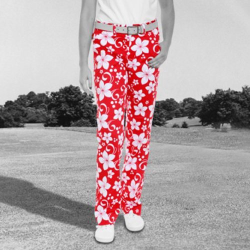 Royal & Awesome Women's Golf Pants - Wahine Magnet Size 4