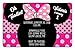 The Melange Market Minnie Mouse Inspired Birthday Party Invitations, 20 invitations per set, 4 inches by 6 inches, Personalized, Envelopes Included