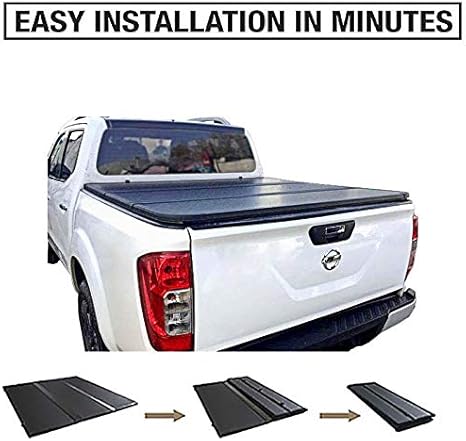 Mago 5 8 Feet Tonneau Cover Hard Tri Fold Truck Bed Applicable Nissan Navarra 146cm 177cm Amazon Co Uk Sports Outdoors