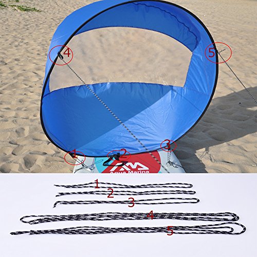 image for Autohelena AUNAZZ/kayak Downwind Kit 46 inches Kayak Canoe Accessories