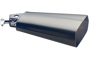 Stagg 13307 6.5-Inch Cowbell - Galvenised Black