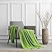 Longhui bedding Cotton Cable Green Knit Throw Blanket for Couch Chairs Bed Beach, Home Decorative Throws Blankets, 50 x 60 Inch, 2.2lb