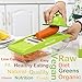 Mandoline Slicer - MultiPurpose For Vegetable, Fruit, Cheese, Ham, Sausage - With 5 Premium Quality Stainless Steel Blades, Food Container, Guided Cover, Safety Hand Guard Plus Peeler