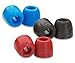 COMPLY Foam Premium Earphone Tips - Isolation T-200 (Multi-Color, 3-Pairs, Medium)