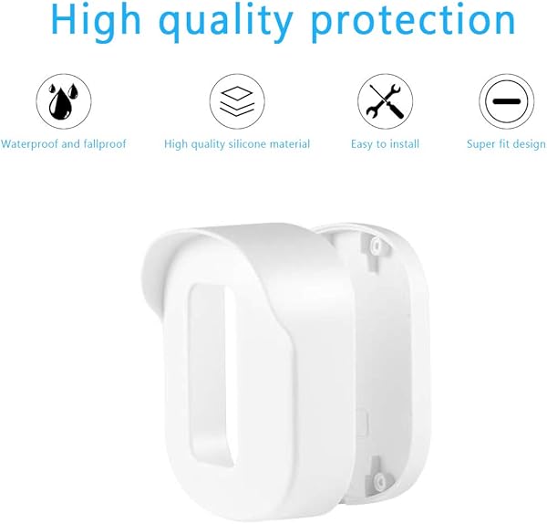 Blink Outdoor Halterung Verstellbare Wandhalterung mit Schutzhlle fr die Blink XT2XT Outdoor Indoor Sicherheitskamera System Wei 2 Pack