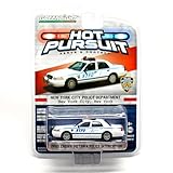 2008 FORD CROWN VICTORIA NYPD POLICE INTERCEPTOR / NEW YORK CITY POLICE DEPARTMENT * HOT PURSUIT SERIES 12 * 2014 Greenlight Collectibles Limited Edition 1:64 Scale Vehicle Die-Cast