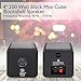 4″ Mini Cube Bookshelf Speakers – Paper Cone Driver, 200 Watt Power, 8 Ohm Impedance, Video Shielding, Home Theater Application and Audio Stereo Surround Sound System – 1 Pair – Pyle PCB4BK (Black)thumb 3
