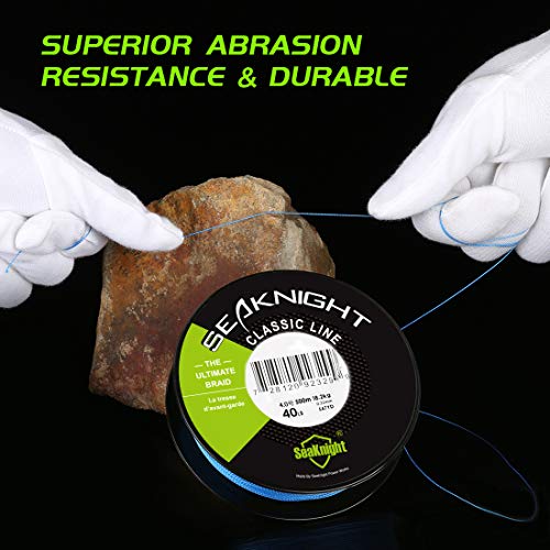 Seaknight Classic 4 Strange Geflochtene Angelschnur 300M/500M SUPER geflochten Line dünner, starker und glatter Angeln… – Bild 8
