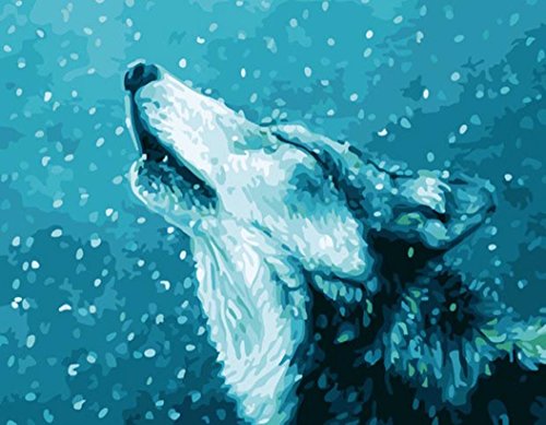 Wolf Paint By Numbers Kits Absolutely Beautiful PBN Kits of Wolves In ...