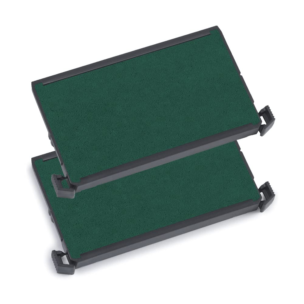 Trodat Replacement Ink Pads 6/4926 - Pack of 2 - Green Ink - for the Printy 4926, 4726 and 4926 Typo