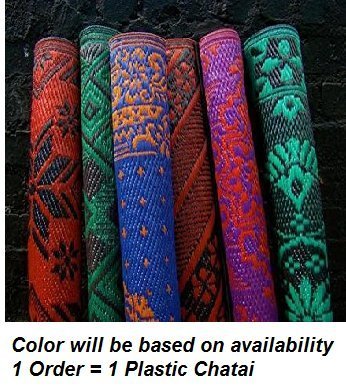 Ivaan Plastic Mats for Home Floor Decor Multipurpose Mats (6 x 9) Large (Multi Colour & Designs)
