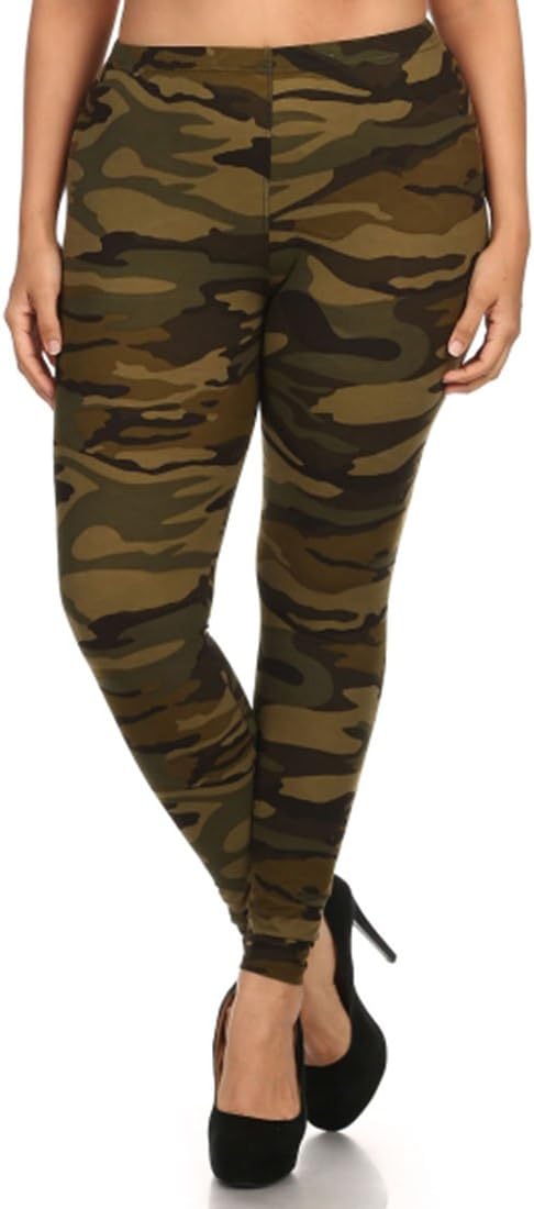 NioBe Clothing Women's High Waist Ultra Soft Plus Size Fashion Leggings 40+ Designs
