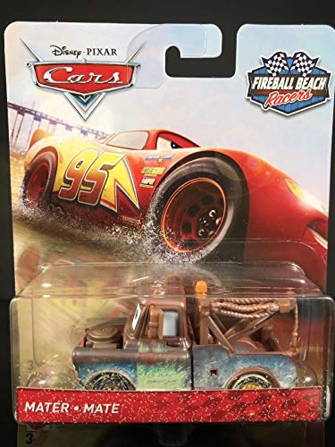 Mater Fireball Beach Racer Disney Cars 3 Diecast 1:55 Scale
