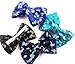 CÉLLOT Party Festival Baby Girls Sparkling Bows Clips 15PCS Glitter Sequins 4