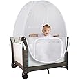 Baby Pack 'N' Play Pop Up Tent Safety Net, Protects from Insects, Mosquitoes and from Baby Climbing Out, See Through Mesh Net