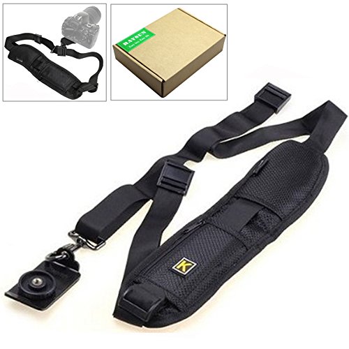 RAYSUN Quick Rapid Release Neck Shoulder Camera Sling Strap Belt for Canon Nikon Sony Olympus Panasonic Pentax Fuji DSLR/SLR Cameras