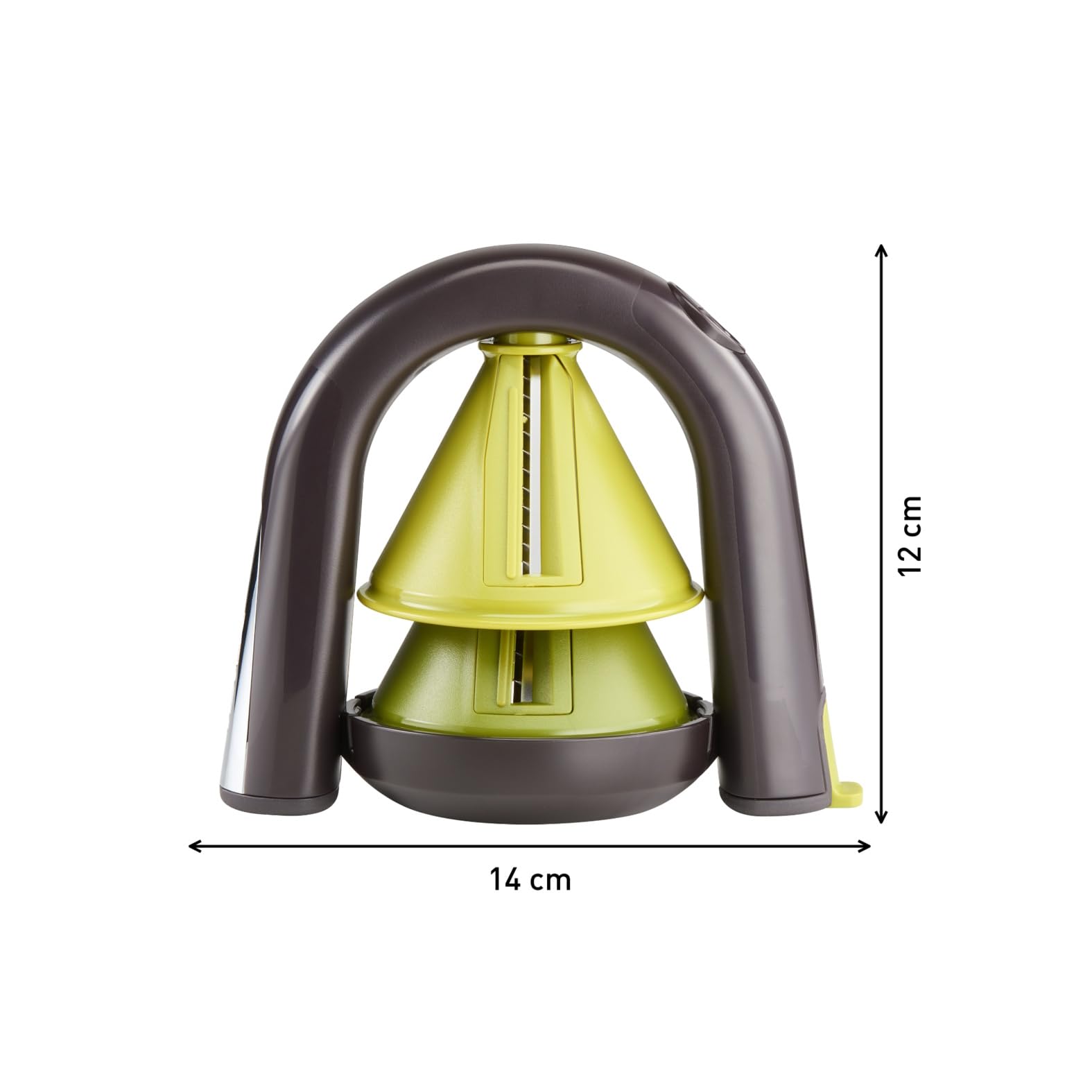 TEFAL Ingenio Spiralschneider, einfache Anwendung, Reinigung und Aufbewahrung, Zubereitung von frischem Gemüse, beinhaltet 2 Aufsätze, grün/schwarz, K22980 7