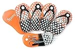Spove Shoe Polka Dot Flip Flop Design Manicure Kit Shape Personal Care Manicure Set pack of 6 Orange