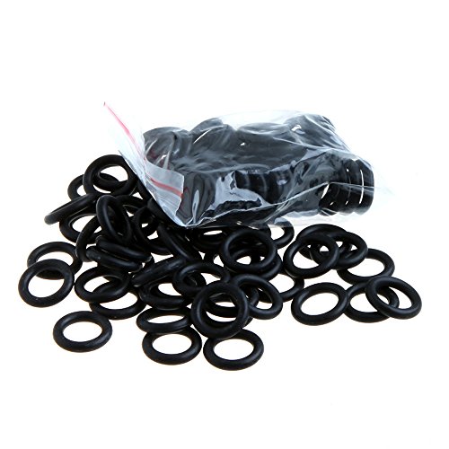 Lautechco® 100Pcs Black Shockproof Tattoo Rubber Bands O-Rings for Professional Tattoo Machine Gun Supplies Accesories for Tattooists - Thumbnail 3