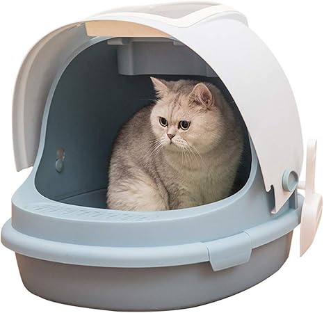 enclosed cat litter box amazon