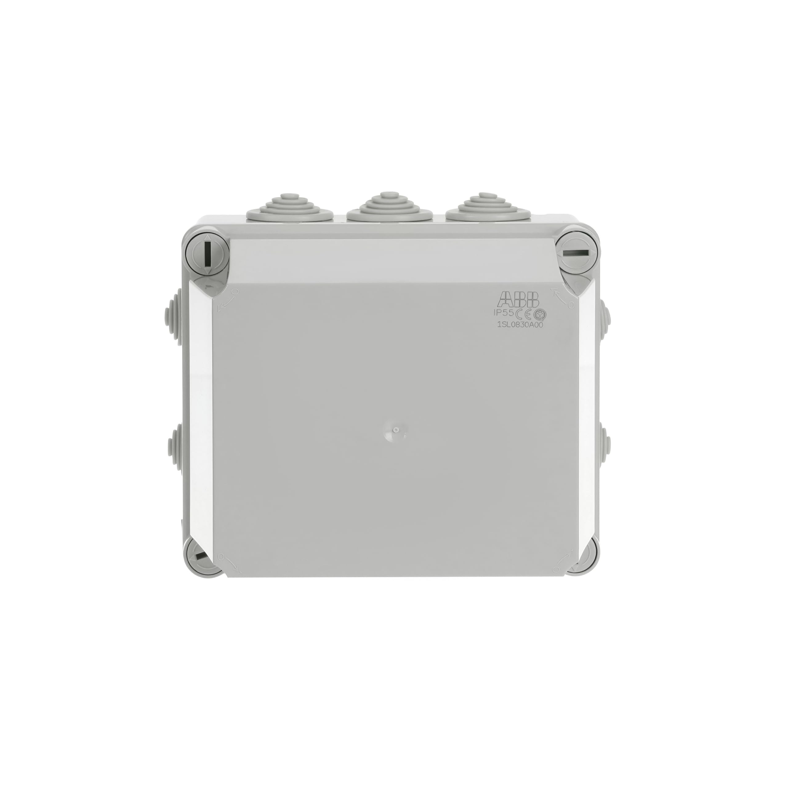 ABB IP55 Junction Box • Waterproof Electric Cable Connector Unit • Cable Glands Included • Adaptable Box • Indoor/Outdoor Box • 160 x 135 x 150mm — image 1