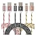 Type C Cable ESEEKGO 3Pack for LG G5 Cable Charging Power Line Nylon Charger Cables for Huawei P9 /P10,LG V20, Samsung S8 (1M/3Ft Gold+Pink+Grey)