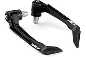 Mokiton Motorcycle Brake Clutch Lever Guards Bar End Handguard Compatible with Yamaha YZF R1 R1S R1M R25 R15 R3 R6 R7 | Handl