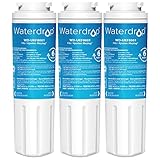 Waterdrop UKF8001 Refrigerator Water Filter, Compatible with Maytag UKF8001, UKF8001AXX-750, UKF8001AXX-200, Whirlpool 4396395, 469006, EveryDrop Filter 4, PUR, Puriclean II, EDR4RXD1, Pack of 3
