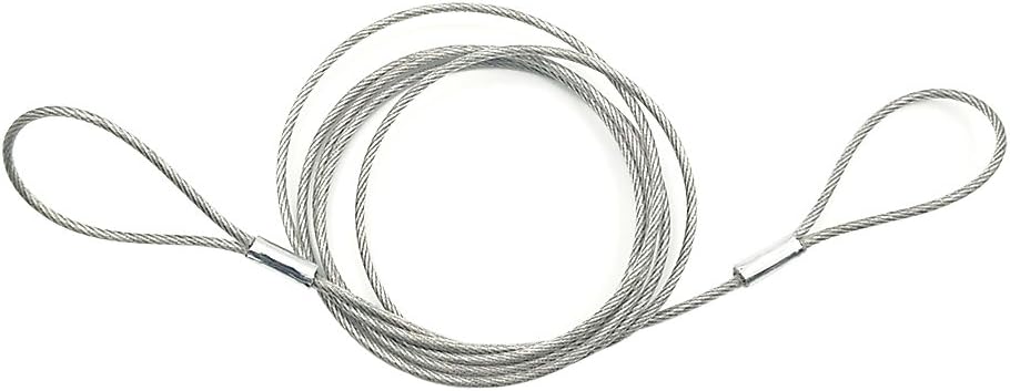Safety Cable Lock 48’’ Long, Luggage Lock Safety Cable Lightweight Braided Stainless Steel by CPACC: Camera & Photo