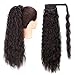 AISI QUEENS Long Ponytail Extension Wavy Curly 22