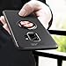 Newseego Compatible Samsung S9 Case,360° Adjustable Ring Stand,Frosting Thin Soft Protective and Finger Ring Holder Kickstand Fit Magnetic Car Mount for Samsung S9-Black+Rose Gold