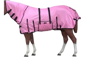 HILASON 75 Inches Horse Ultra Violet Rays Protect Mesh Bug Mosquito Horse Fly Sheet Summer Spring | Fly Sheet | Fly Sheet for Horses | Bug and Mosquito Protection | Fly Sheet for Horse