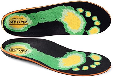 Orthotic Shoe Inserts Men Performance Shoe Insoles Plantar Fasciitis Arch Insert Orthotics Foot Arch Support for Flat Feet Ball of Foot Pain Long-time Standing Heavy Duty Mens 9-9 1/2 |Women 11-11 1/2