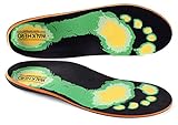 Orthotics Insoles for Flat Feet - Arch Support Shoe Inserts for Plantar Fasciitis Foot & Heel Pain Relief, Over-Pronation