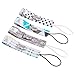 Pacifier Clip By Minlano-4 Pack Unisex Stylish Design For Boys Or Girls-Premium Quality Soothie Pacifier Holder, Teething Ring Holder-Unique Baby Shower Gift