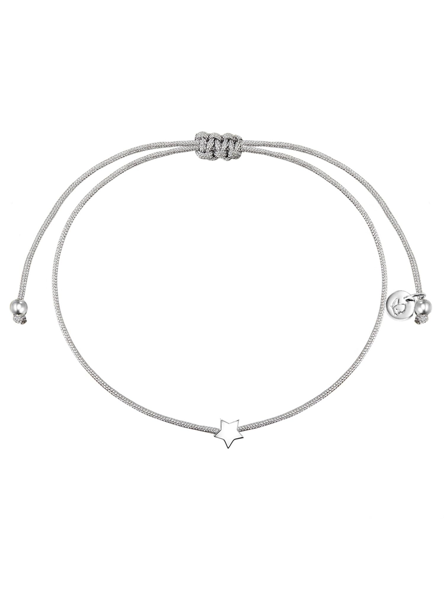 Glanzstücke München Female 925/- Sterling Silver Textile Bracelet