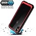 SUPCASE iPhone X, iPhone Xs Case, Unicorn Beetle Series Premium Hybrid Protective Frost Clear Case for Apple iPhone X 2017,iPhone Xs 5.8 Inch 2018 Release (Red/Black)