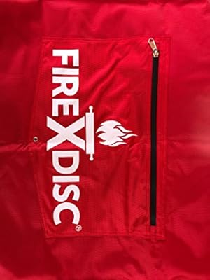 FireDisc - Cover Jacket Sheath for FireDisc - 36" Plow Disc Cooker - Fireman Red | Portable Propane Outdoor Camping Grill