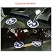 LED Door Light Logo Projector Ghost Shadow Welcome Lamp Car Remodel Accessories compatible BMW Series - 2 Pack