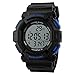 Gosasa Sports Waterproof Digital Fitness Watch Pedometer Multifunction Men's Wristwatches Blue