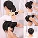 Magic Hair Bun Maker Hair Donut Foam Sponge Clip French Twist Hair Styling Ring Former Shaper Chignon Hair Curler Accessory 6 Pack