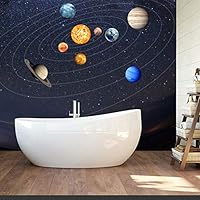 cheerfullus Glow in The Dark Planet Wall Stickers 9 Planets Solar System Wall Decals Luminous Wall Sticker Art Wall Decor for Kids Bedroom Living Room